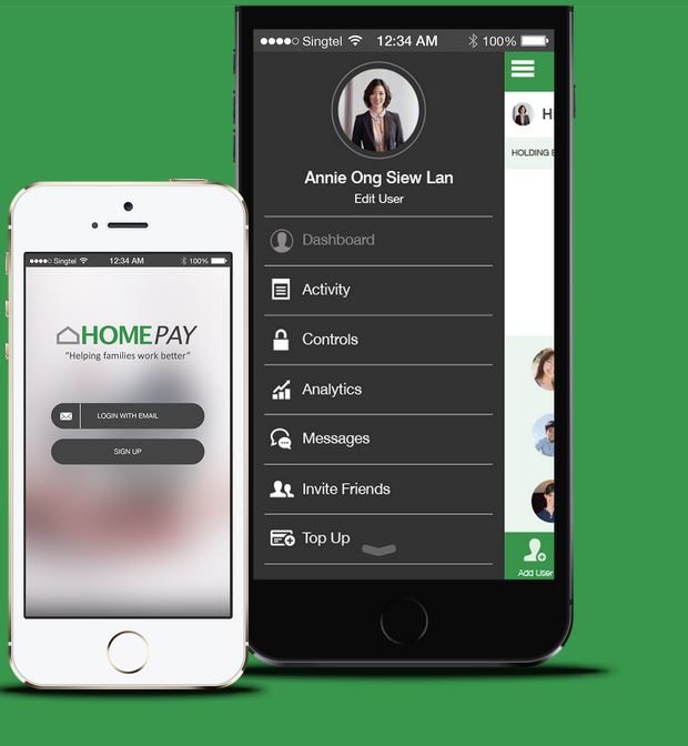 HomePay Singapore Helps Families Manage Their Finances And Go Cashless