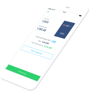 TransferWise mobile app