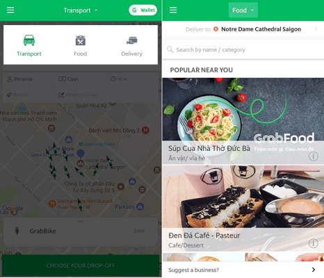 How to find GrabFood on your Grab app