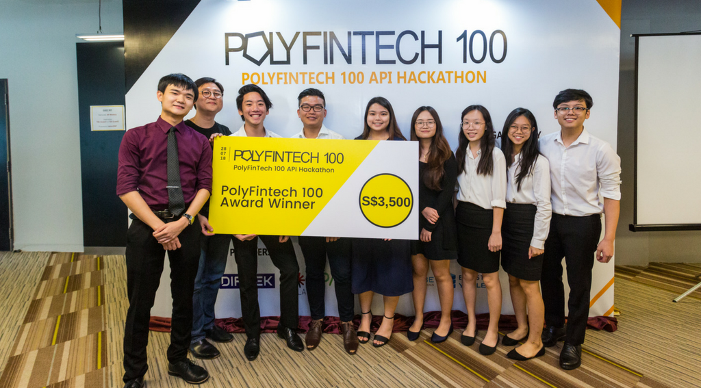 A Rewards Platform for SMEs Cinches Polytechnic Students Victory in MAS Hackathon PolyFinTech 100 API Hackathon- ngee ann polytechnic mas hackathon singapore unipoints PolyFinTech 100 API Hackathon SME
