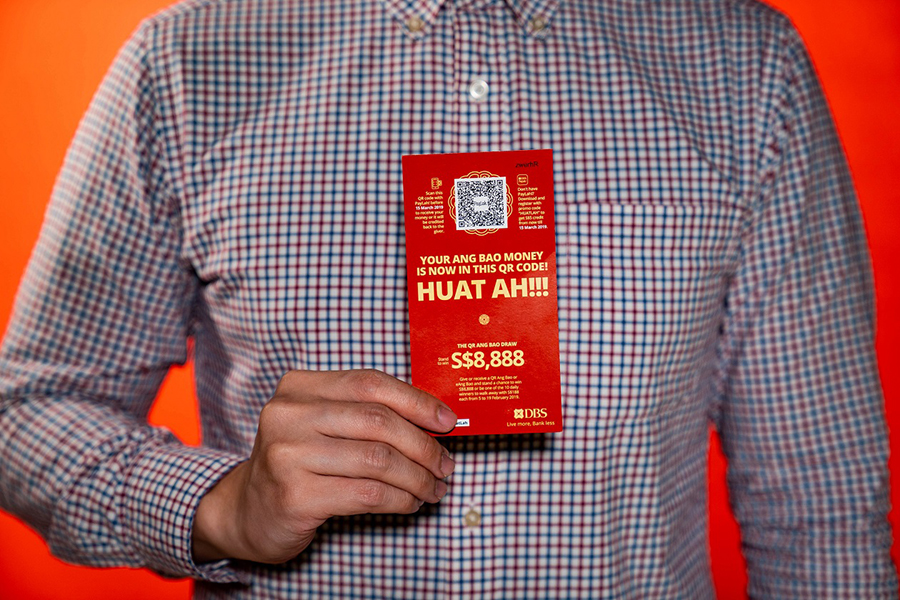 SGD 1.3 Million Were Loaded in DBS’ QR Ang Baos This Chinese New Year DBS PayLah QR Ang Bao Contest