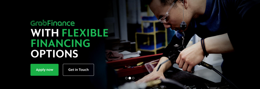 GrabFinance, via https://www.grab.com/sg/merchant/finance/businessloan/