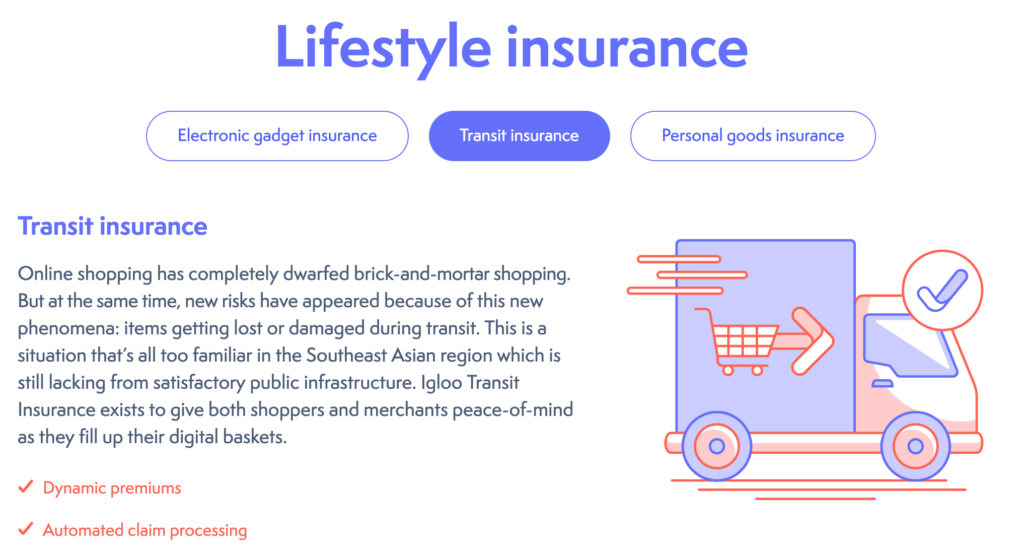 Igloo’s Transit Insurance Plan protects against e-commerce goods lost or damaged during transit