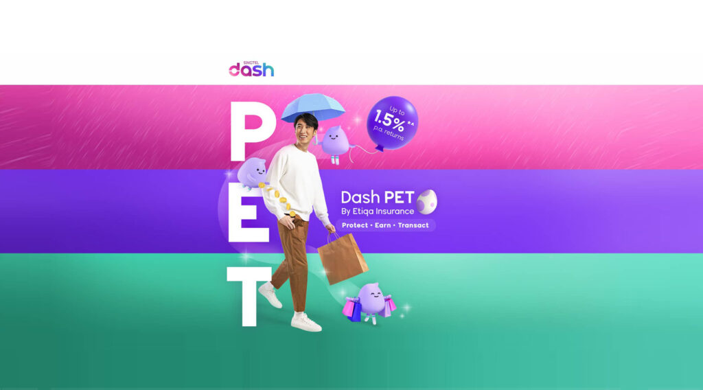 Singtel Dash, Etiqa Offer Free Insurance Coverage With Dash PET