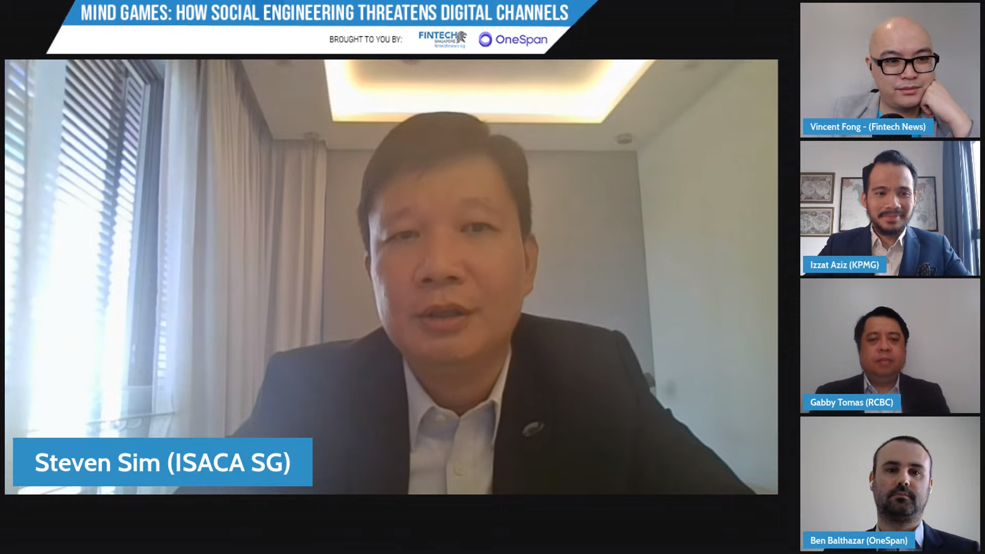 Steven Sim Kok Leong ISACA Singapore