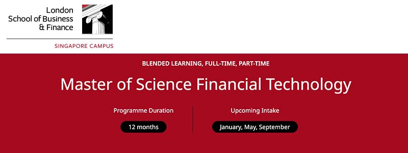 Master of Science Financial Technology