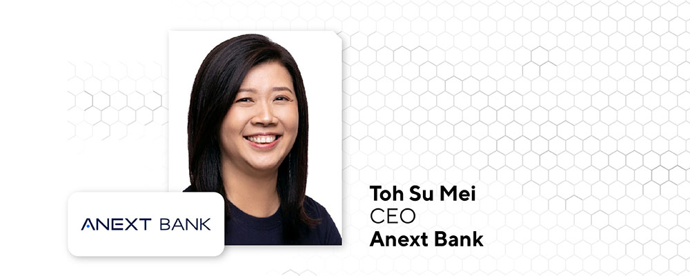 Top women fintech leader asia - Toh Su Mei, CEO, Anext