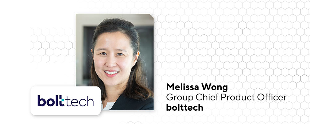Top female fintech leader asia - Group Chief Product Officer, bolttech
