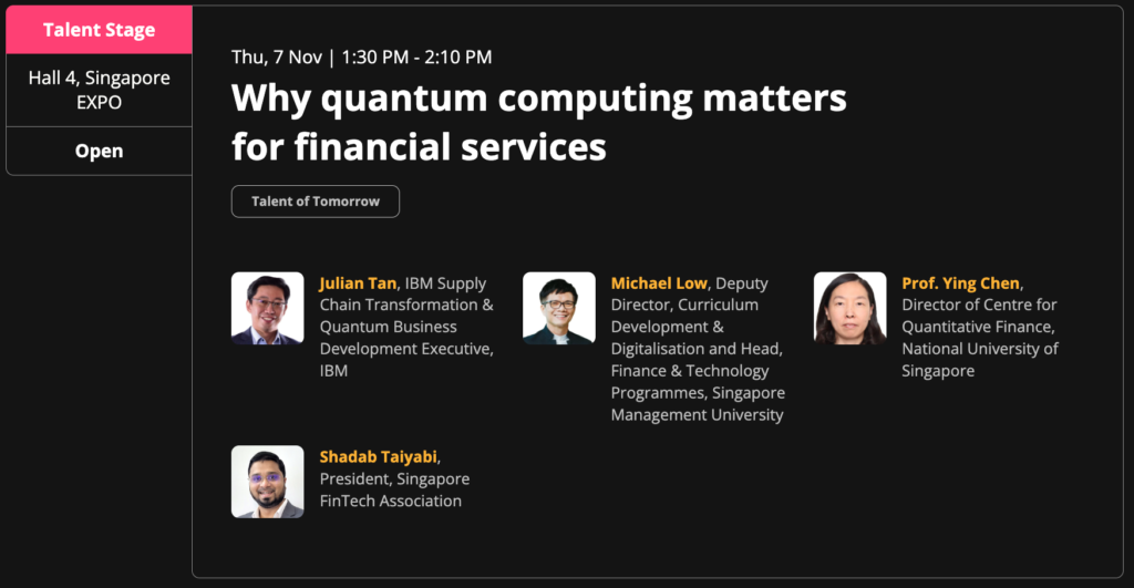 Why quantum computing matters for financial services