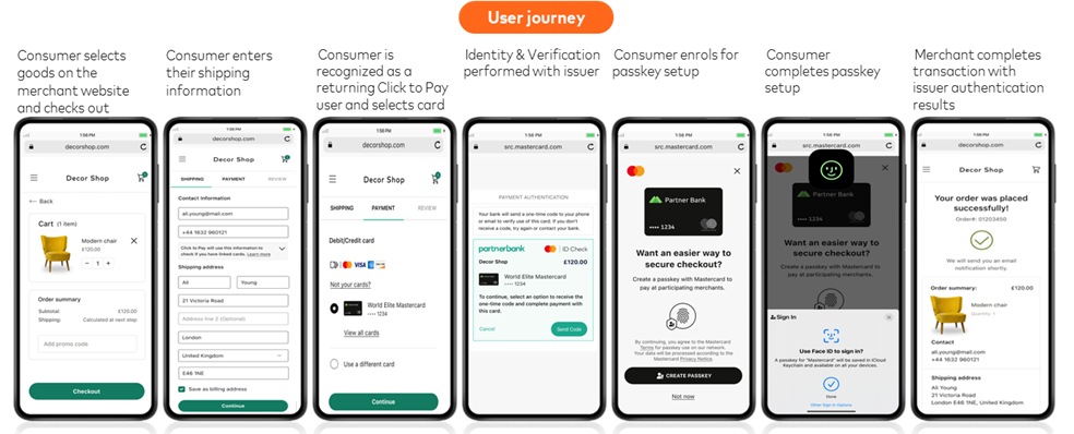 Mastercard OTPs biometrics