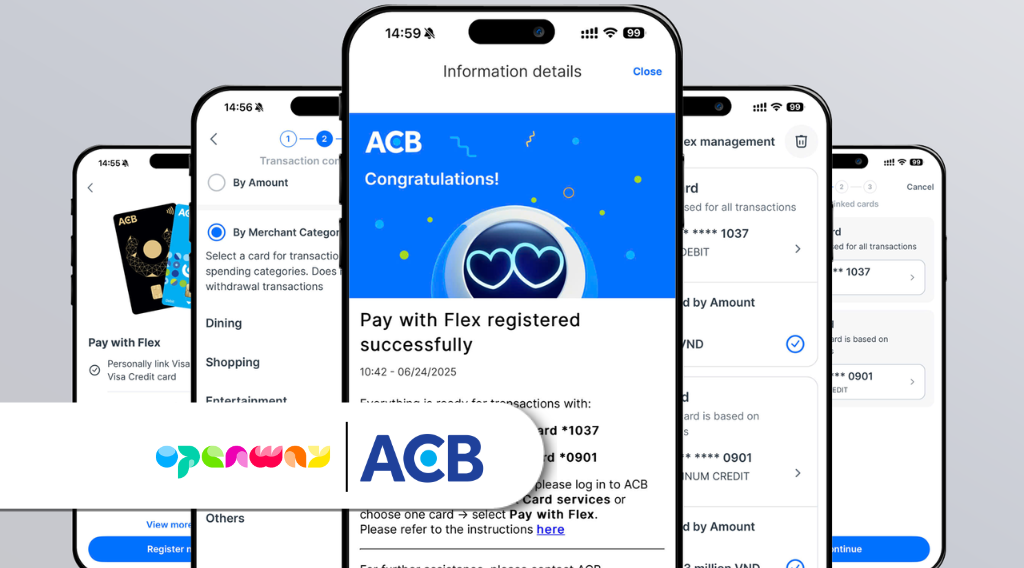 OpenWay’s Way4 Platform Powers Southeast Asia’s First Visa Flex Credential at ACB OpenWay’s Way4 Platform Powers Southeast Asia’s First Visa Flex Credential at ACB