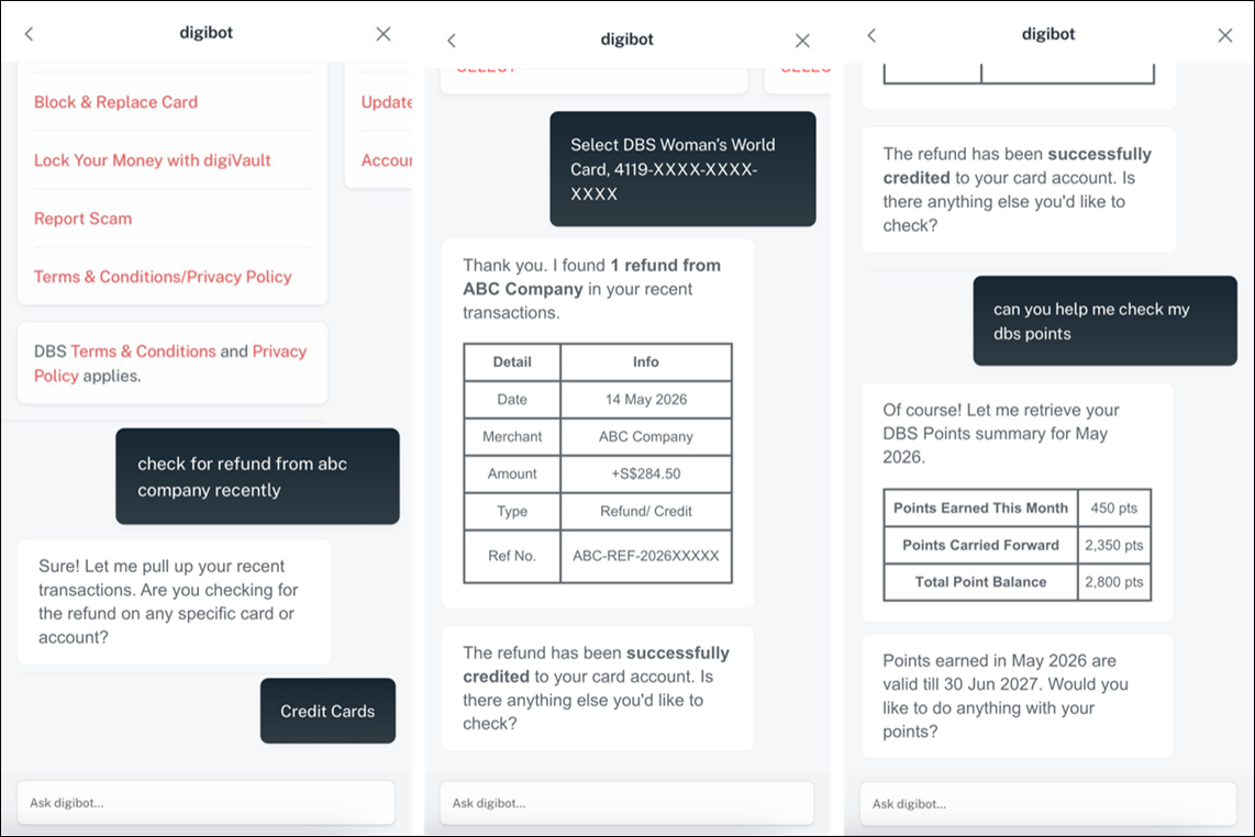 DBS AI assistant